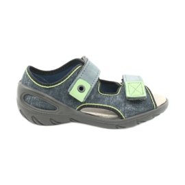 Chaussures enfant Befado 065X141 gris vert 1