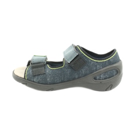 Chaussures enfant Befado 065X141 gris vert 2