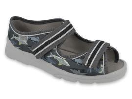 Chaussures pour enfants Befado 969Y158 noir gris 1