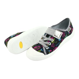 Chaussures pour enfants Befado 251Q137 noir gris multicolore 3