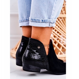 Bottes Femme Maciejka Cuir Noir Serpent 04091-72 2