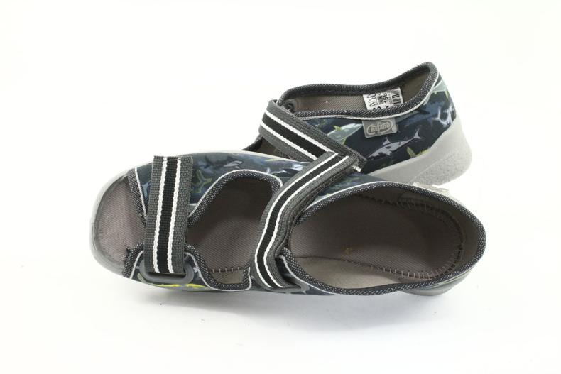 Chaussures pour enfants Befado 969Y158 noir gris 5