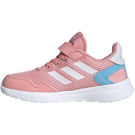 Chaussures adidas Archivo Jr EH0533 rouge rose 2