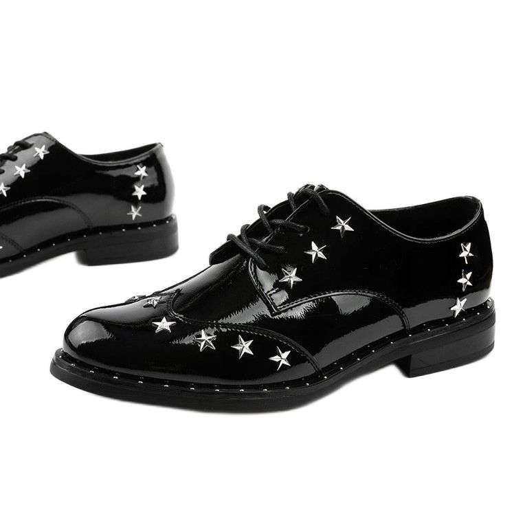 Chaussures femme noires C18-37117 le noir 1