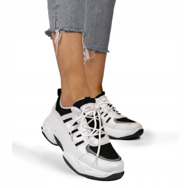Chaussures de sport à la mode noires BH-001 blanc 2