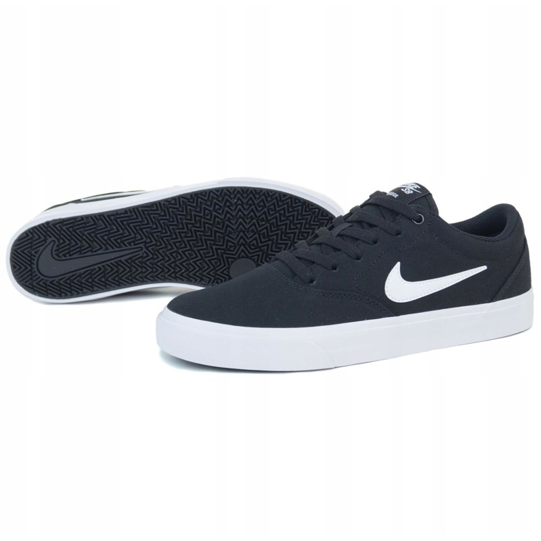 Chaussure Nike Sb Charge Slr M CD6279-002 blanc noir 1