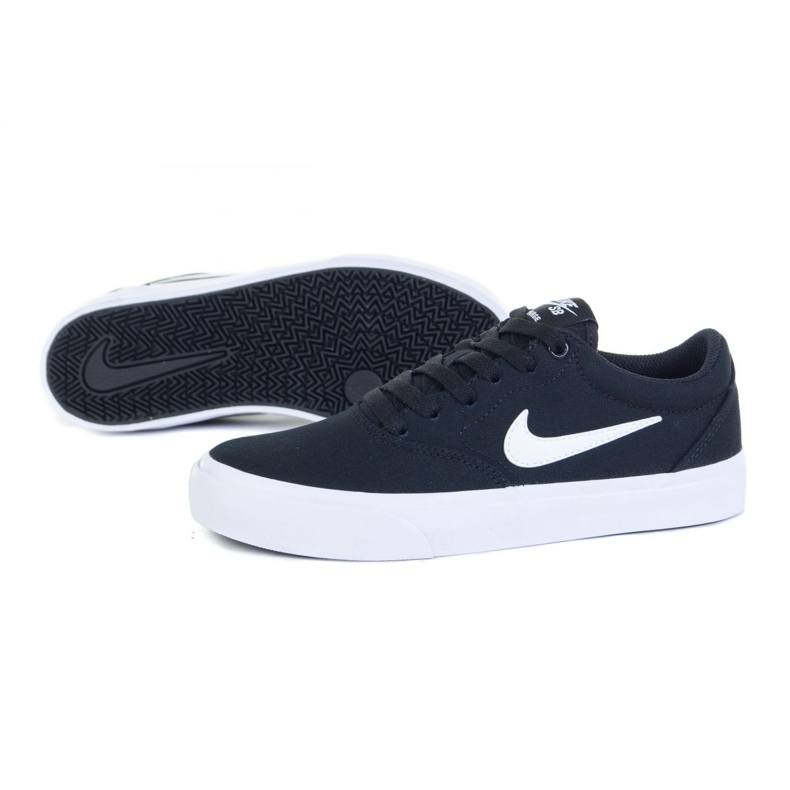 Nike Sb Charge Cnvs W CQ0260-004 chaussures blanc noir 1