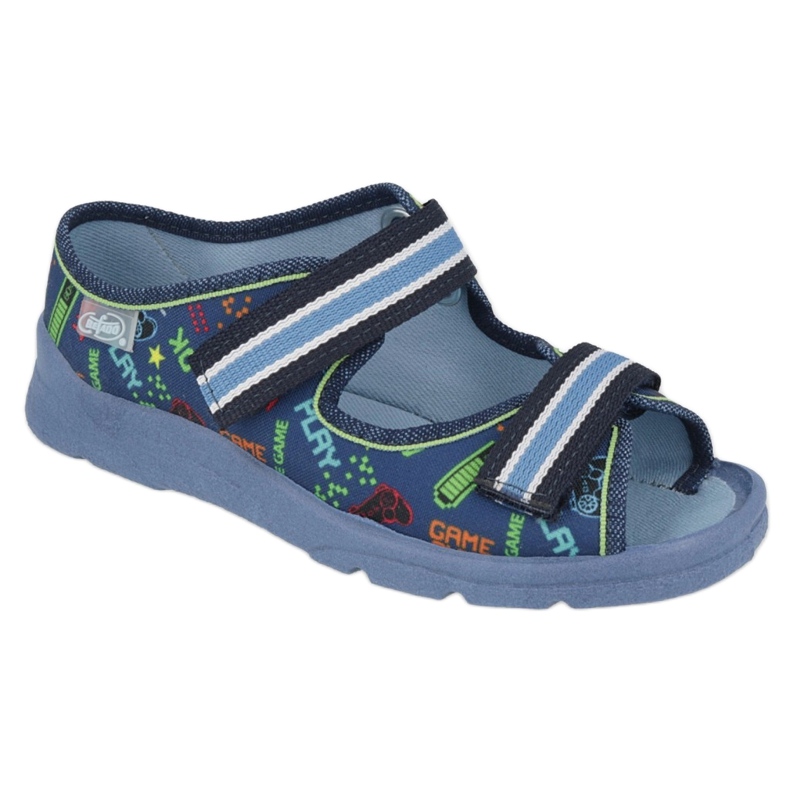 Chaussures pour enfants Befado 969Y161 bleu marin multicolore 1
