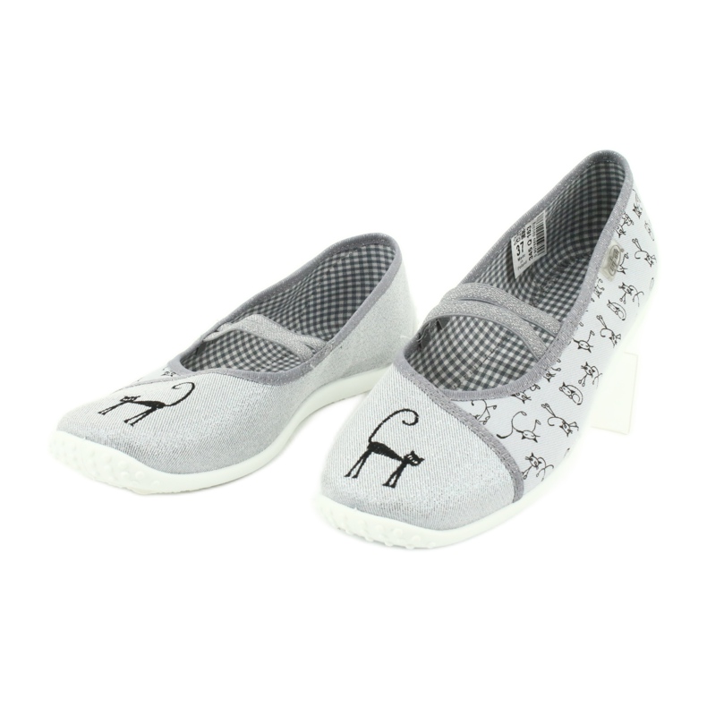 Chaussures pour jeunes Befado 345Q163 le noir gris 3