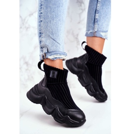 Chaussures de sport hautes pour femmes Big Star Noir GG274607 1