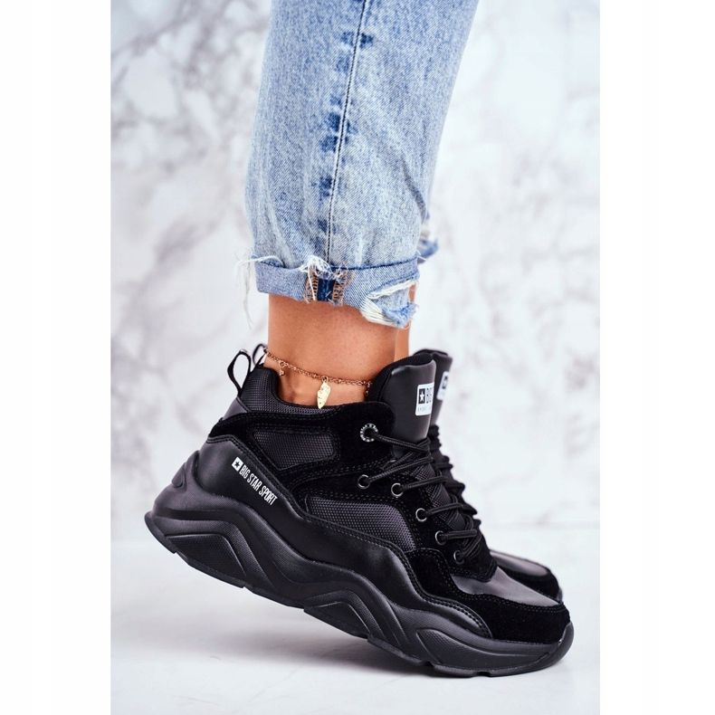 Chaussures de sport pour femmes Big Star Noir GG274644 1