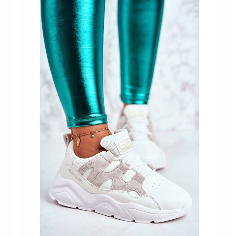 Chaussures de sport pour femmes Big Star Blanc GG274635 blanche 2