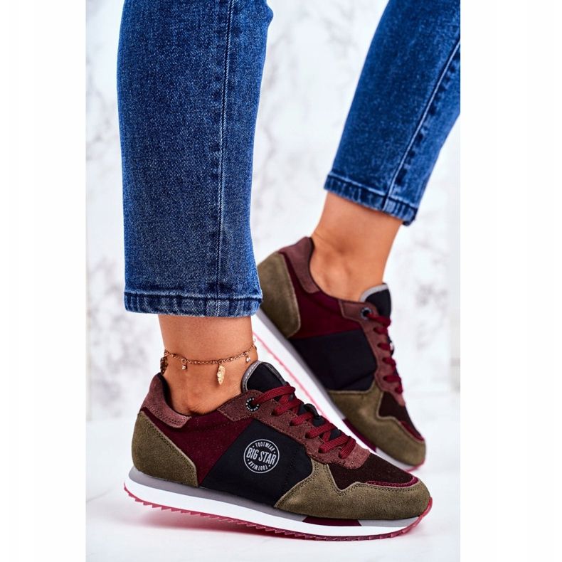 Sports pour jeunes Big Star Gris et Bordeaux GG274459 rouge 2