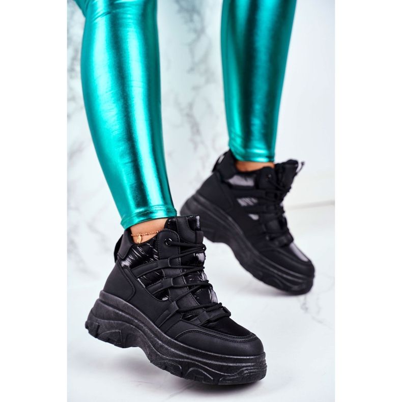 EVE Chaussures de sport pour femmes noires Granto le noir 1