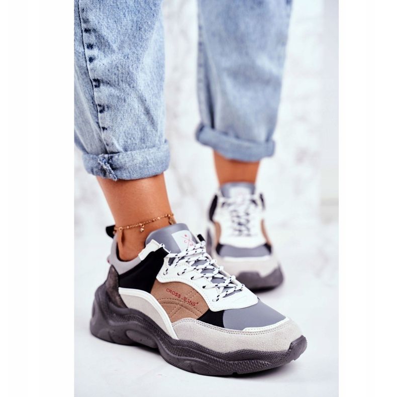 Chaussures de sport pour femmes Cross Jeans Gris GG2R4037 1