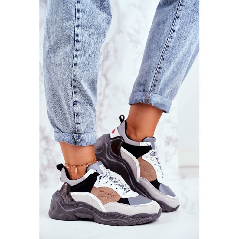 Chaussures de sport pour femmes Cross Jeans Gris GG2R4037 2