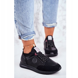 Chaussures de sport pour femmes Baskets Cross Jeans Noir GG2R4046C 1