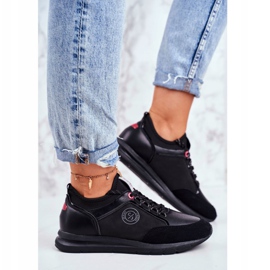Chaussures de sport pour femmes Baskets Cross Jeans Noir GG2R4046C 2