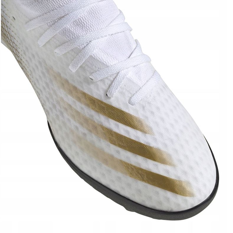 Chaussures de foot Adidas X Ghosted.3 Tf M EG8199 noir, blanc, or blanc 2