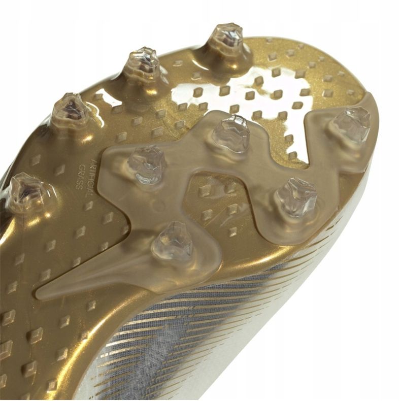 Chaussures de foot Adidas X Ghosted + Ag M FW9562 noir, blanc, or blanche 2 Chaussures de foot Adidas X Ghosted + Ag M FW9562 noir, blanc, or blanche 2