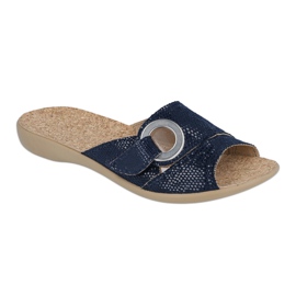 Chaussures femme Befado pu 265D017 bleu marine 1