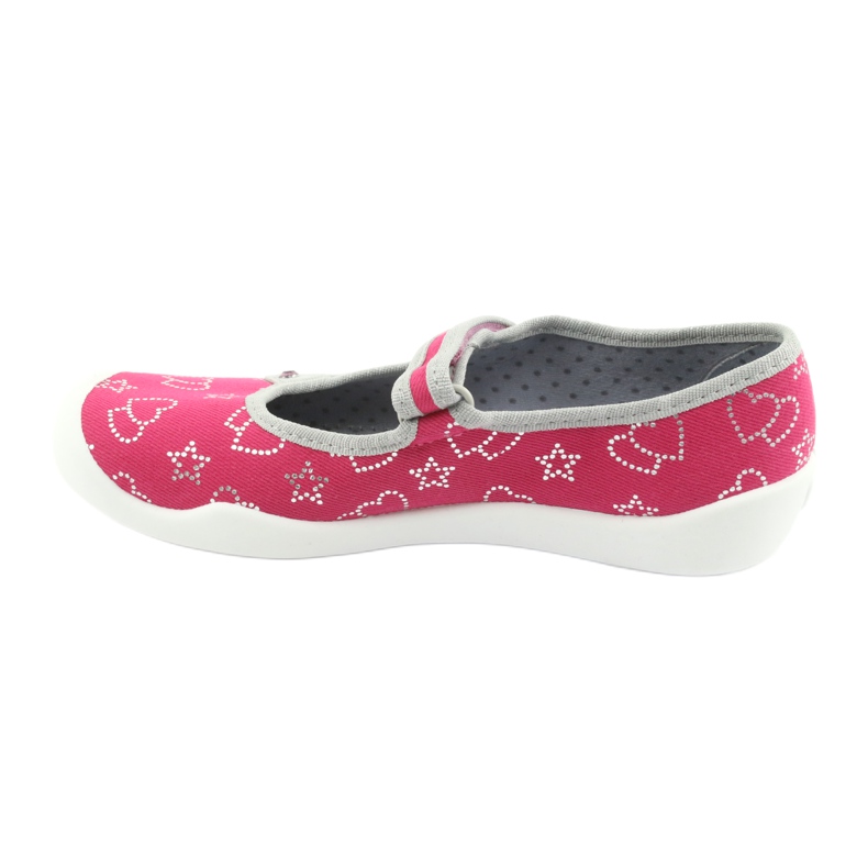Chaussures pour enfants Befado 114Y310 rose argent gris 3