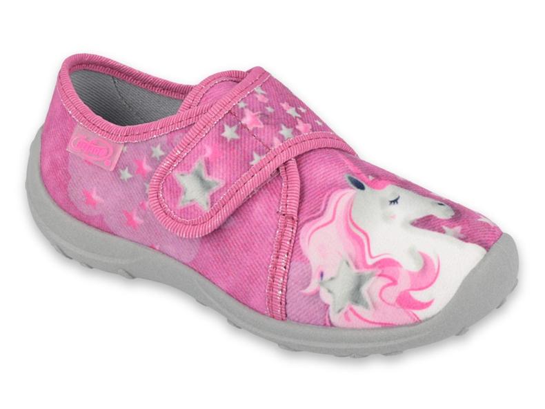 Chaussures enfant Befado 560X118 blanc rose gris 1