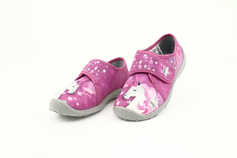Chaussures enfant Befado 560X118 blanc rose gris 3