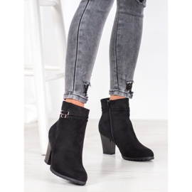 Goodin Bottes noires avec une ceinture décorative le noir 1