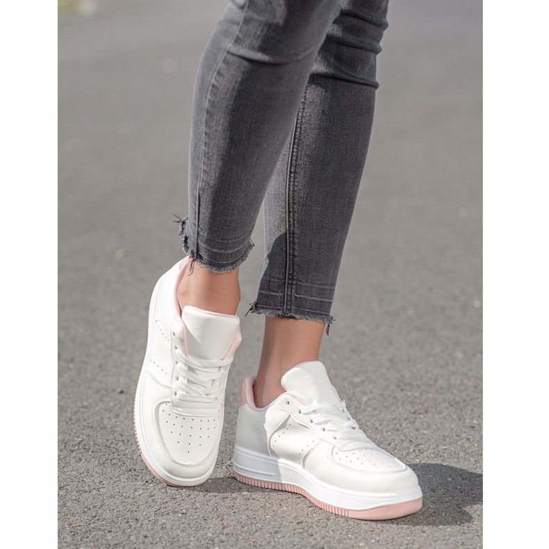 SHELOVET Baskets sur la plate-forme blanc 2
