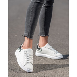 SHELOVET Baskets blanches confortables 1