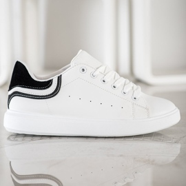 SHELOVET Baskets blanches confortables 5