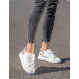 SHELOVET Baskets blanches confortables 5