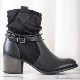 Goodin Cowgirls à rayures décoratives noir 2