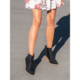 Erynn Bottines En Daim Avec Une Coupe le noir 4