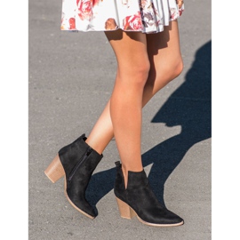 Erynn Bottines En Daim Avec Une Coupe le noir 5