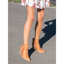 Erynn Bottines En Daim Avec Une Coupe brun 2