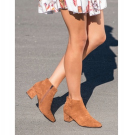 Bottines classiques VINCEZA brun 3