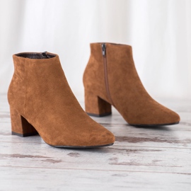 Bottines classiques VINCEZA brun 1