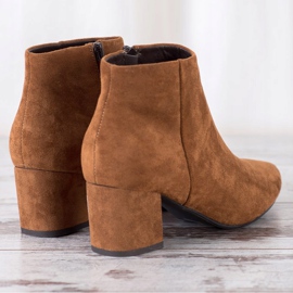 Bottines classiques VINCEZA brun 4