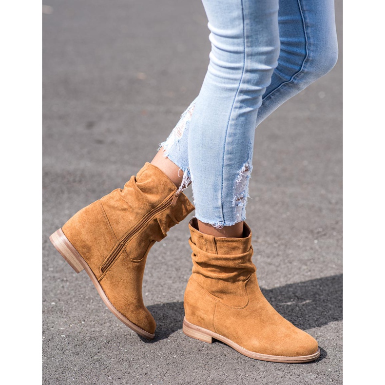 Santiags sur le compensé VINCEZA brun 1 Santiags sur le compensé VINCEZA brun 1