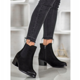 Goodin Bottes confortables le noir 2