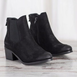 Goodin Bottes confortables le noir 6