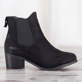 Goodin Bottes confortables le noir 7