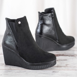 Goodin Bottes compensées noir 1