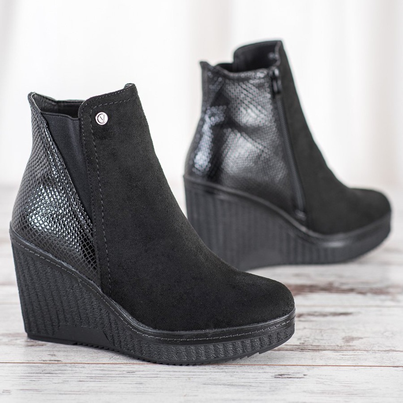 Goodin Bottes compensées le noir 1