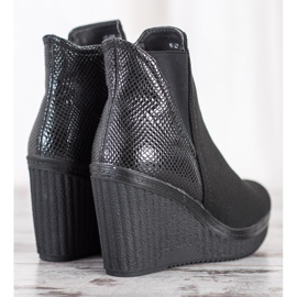 Goodin Bottes compensées le noir 3