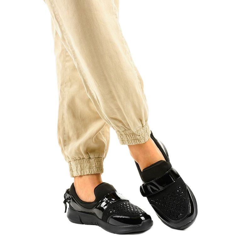 Chaussures de sport à enfiler B120 noires le noir 2