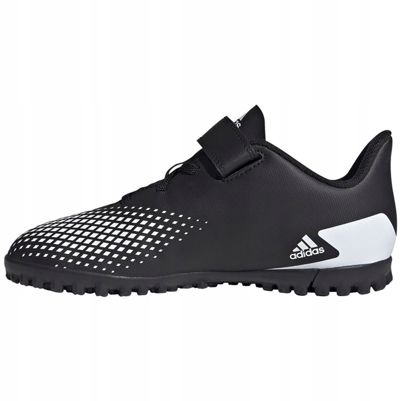 Chaussures de foot Adidas Predator 20.4 H&amp;L Tf Jr FW9225 blanche le noir 2