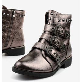 Boots femme grises avec litas Aotoria 1 Boots femme grises avec litas Aotoria 1